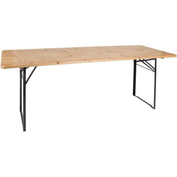 Ensemble table et banc de jardin Brasseur - GIV-0103