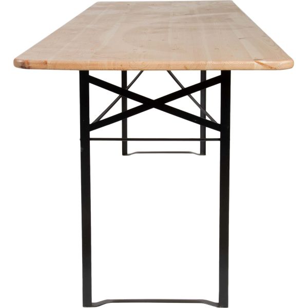 Ensemble table et 2 bancs de jardin Brasserie - 229