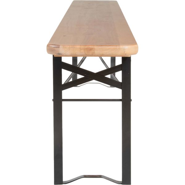 Ensemble table et 2 bancs de jardin Brasserie - 6