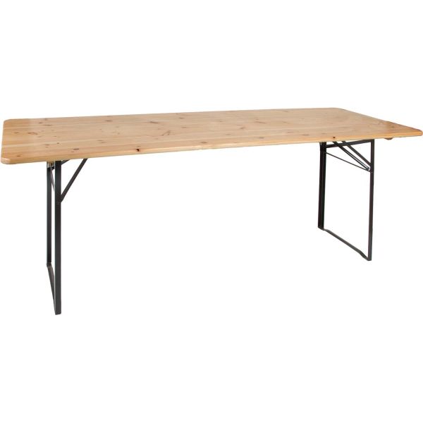 Ensemble table et 2 bancs de jardin Brasserie - ESS-1610