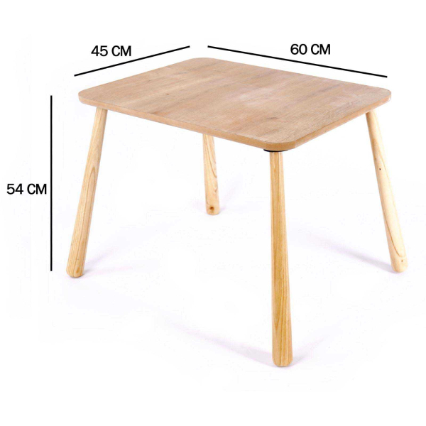 Ensemble table et chaise enfant en aggloméré Bizzy - 65,90