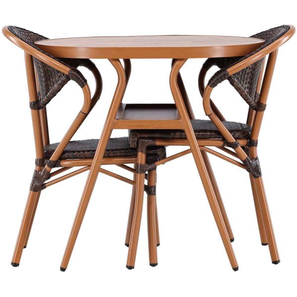Ensemble table et 2 chaises Abrantes - VEN-0831