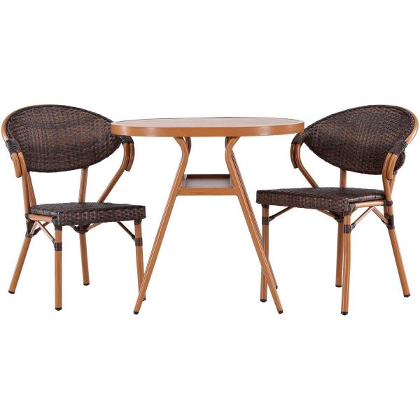 Ensemble table et 2 chaises Abrantes - VENTURE HOME