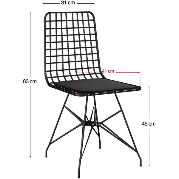 Ensemble table et 4 chaises Pure - 5