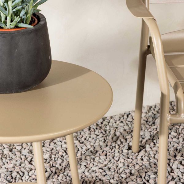 Ensemble table et 2 chaises en aluminium Faro Cafe - 7
