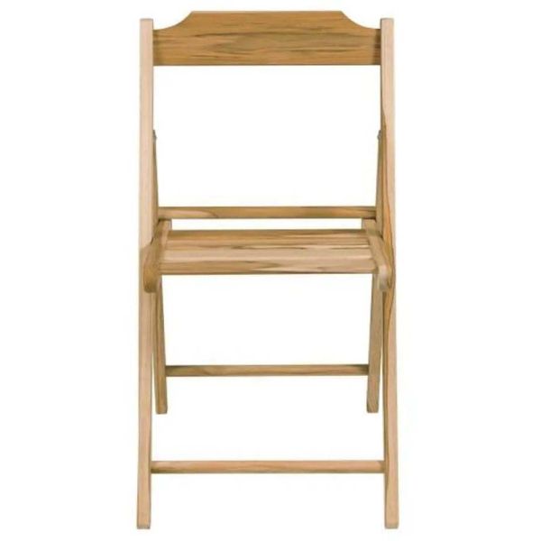 Ensemble table et chaises de jardin pliante en teck FSC - 169