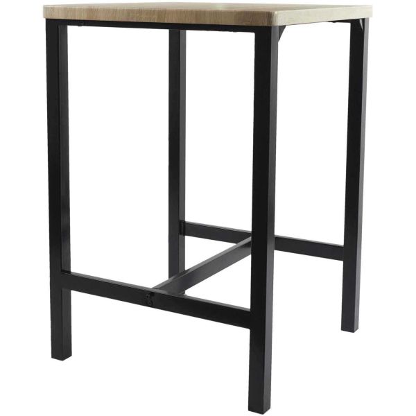 Ensemble table mange debout avec 2 tabourets Loka - CMP-5166