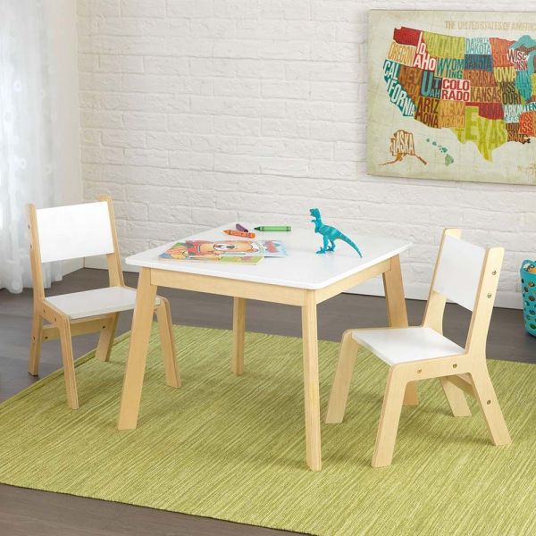 Ensemble table moderne + 2 chaises - 6