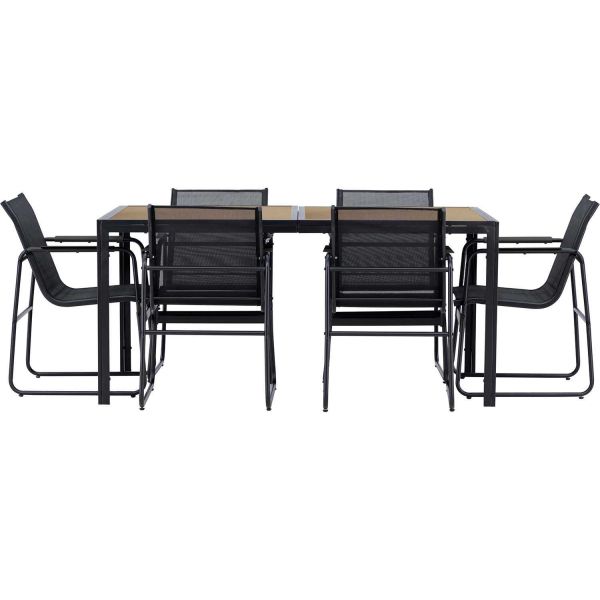 Ensemble table de repas et 6 chaises extérieures Lampedusa - VENTURE HOME