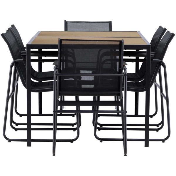 Ensemble table de repas et 6 chaises extérieures Lampedusa - VEN-1007