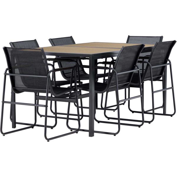 Ensemble table de repas et 6 chaises extérieures Lampedusa - 6