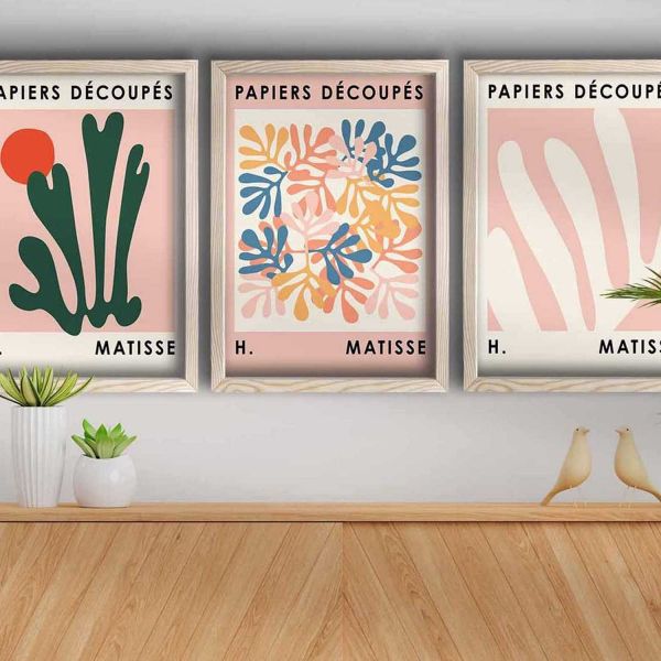 Ensemble de 3 tableaux décoratifs - 7
