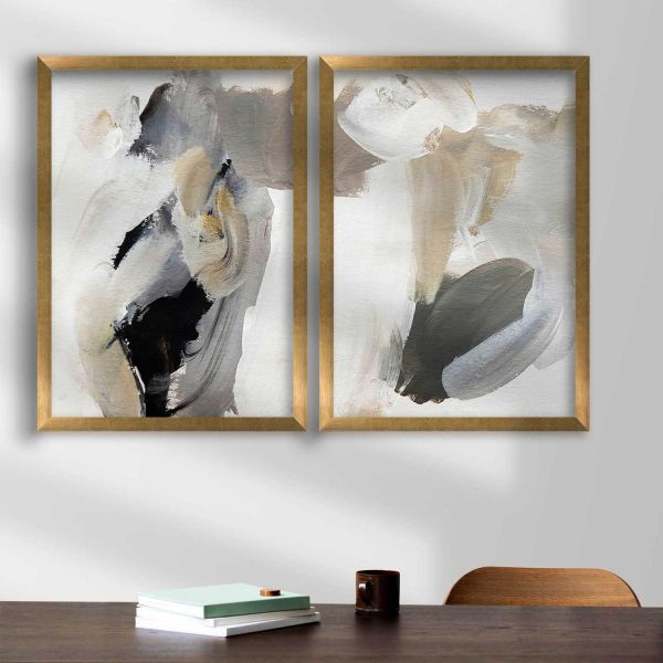 Ensemble de 2 tableaux décoratifs - HANAH HOME