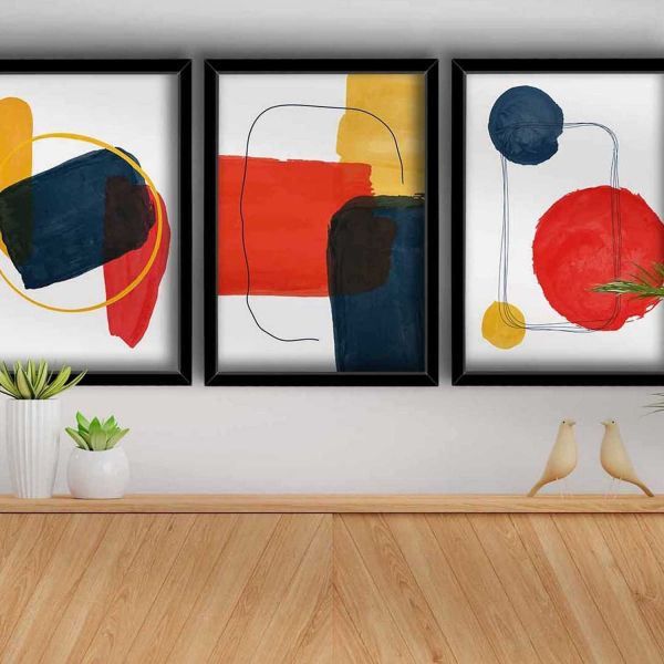 Ensemble de 3 tableaux décoratifs - 7