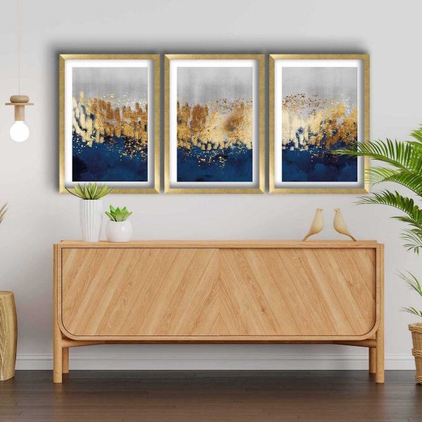 Ensemble de 3 tableaux décoratifs - HANAH HOME