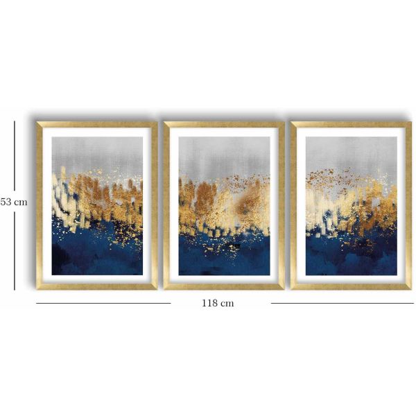 Ensemble de 3 tableaux décoratifs - ASI-2029