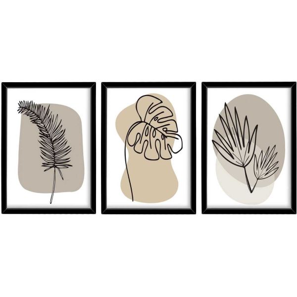 Ensemble de 3 tableaux décoratifs
