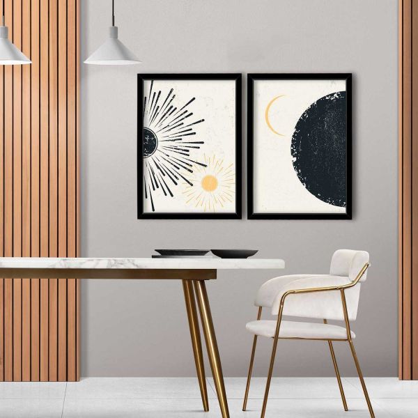 Ensemble de 2 tableaux décoratifs - 5