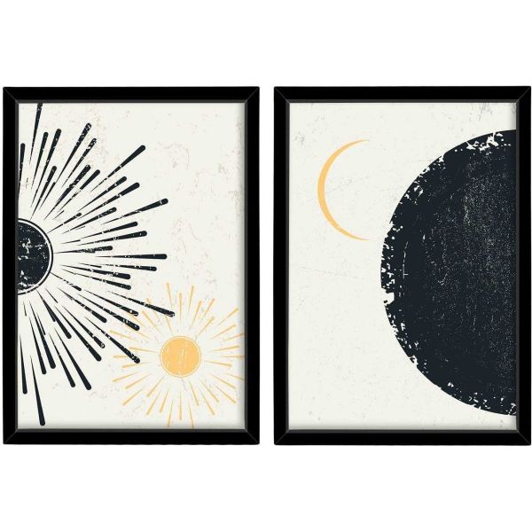 Ensemble de 2 tableaux décoratifs