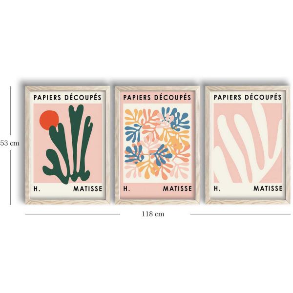 Ensemble de 3 tableaux décoratifs - ASI-2025