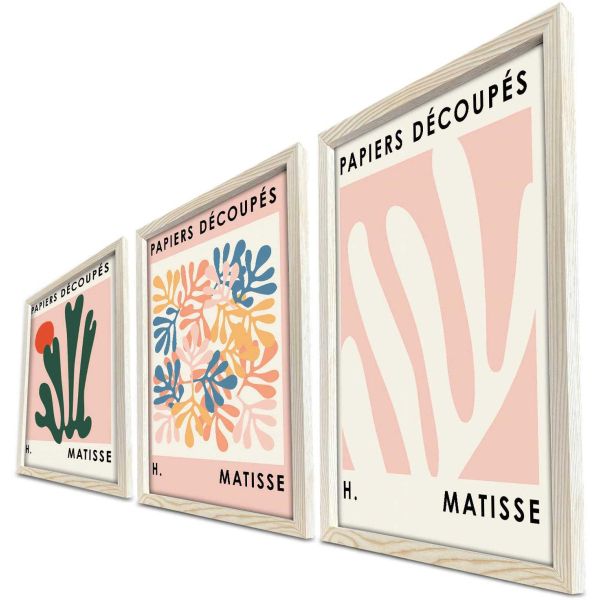 Ensemble de 3 tableaux décoratifs - 36,90