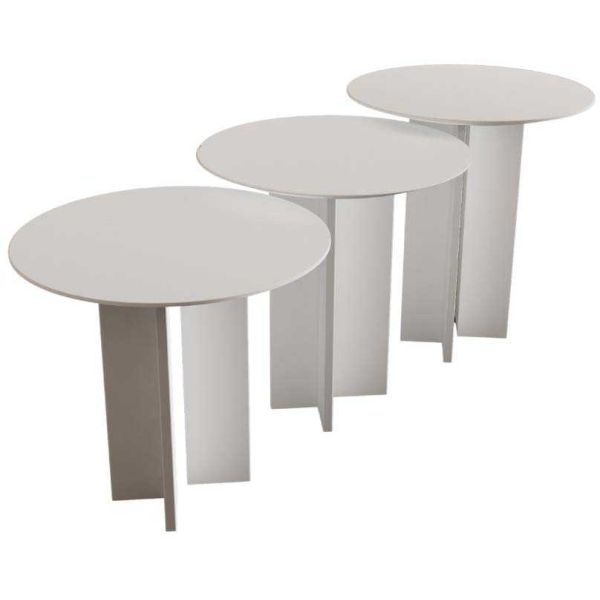 Ensemble de 3 tables d'appoint Leo