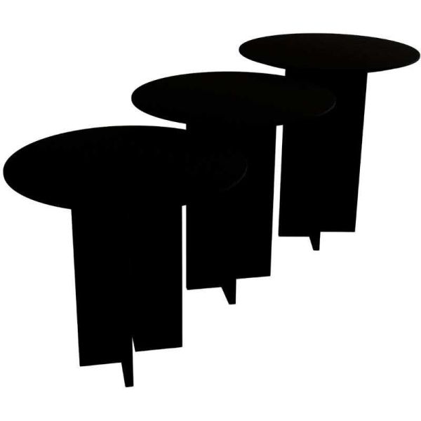Ensemble de 3 tables d'appoint Leo