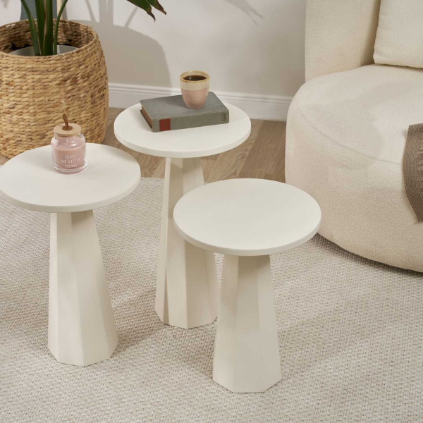 Ensemble de 3 tables d'appoint Lilyum - 5