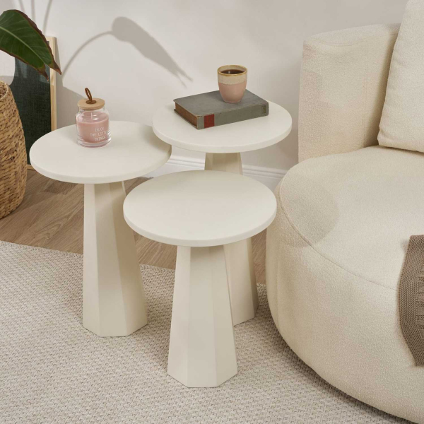 Ensemble de 3 tables d'appoint Lilyum - 7