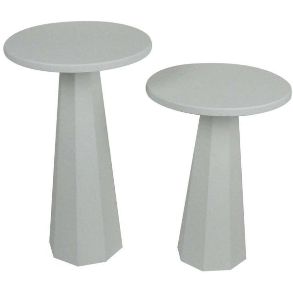 Ensemble de 2 tables d'appoint Lilyum