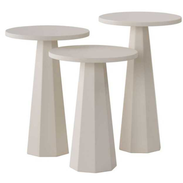 Ensemble de 3 tables d'appoint Lilyum