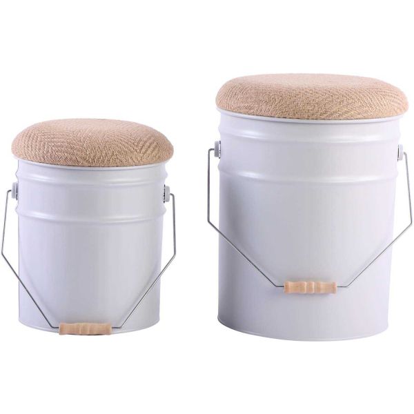 Ensemble de 2 tabourets Buckets