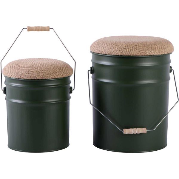 Ensemble de 2 tabourets Buckets