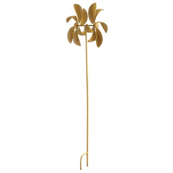 Eolienne en métal laqué ocre antique - AUBRY GASPARD