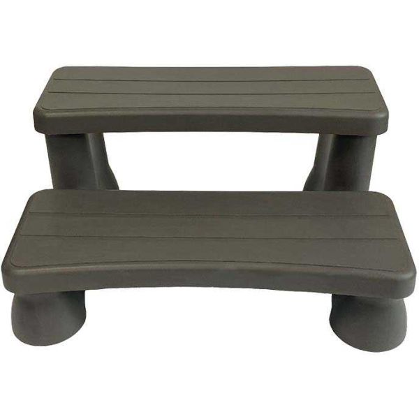Escalier PVC 2 marches pour spas Alpina et MLSpa - LEKOVIC INDUSTRIES