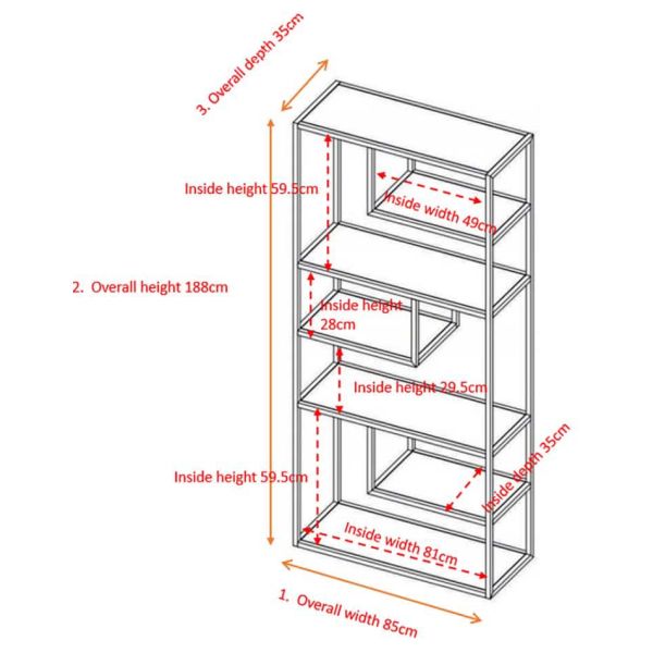 Etagère en acier Staal - VEN-0418