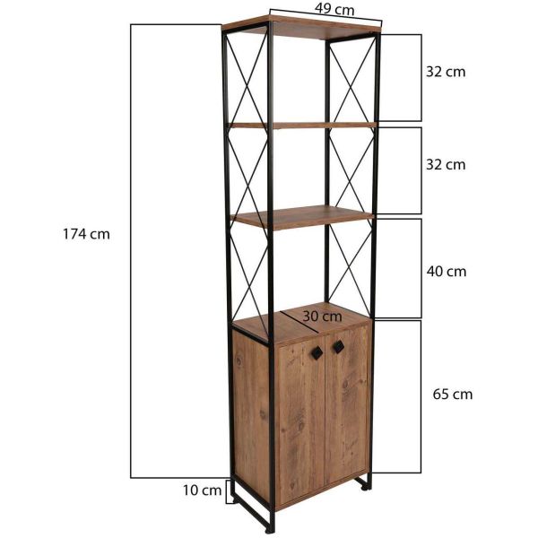 Etagère en aggloméré Tervel - ASI-0754