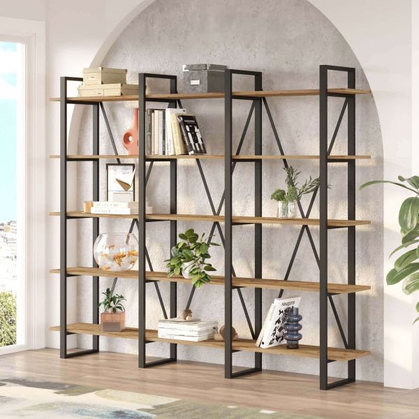 Etagère en aggloméré et métal Book - 459