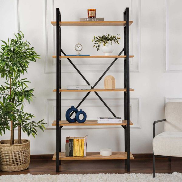 Etagère en aggloméré et métal Elysian - 5