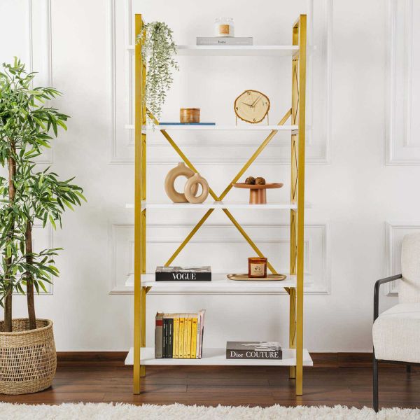 Etagère en aggloméré et métal Elysian - 5