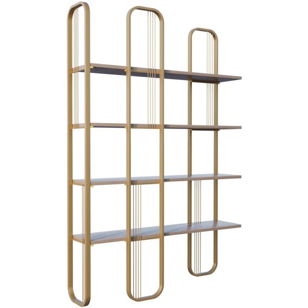 Etagère en aggloméré et métal Sierra