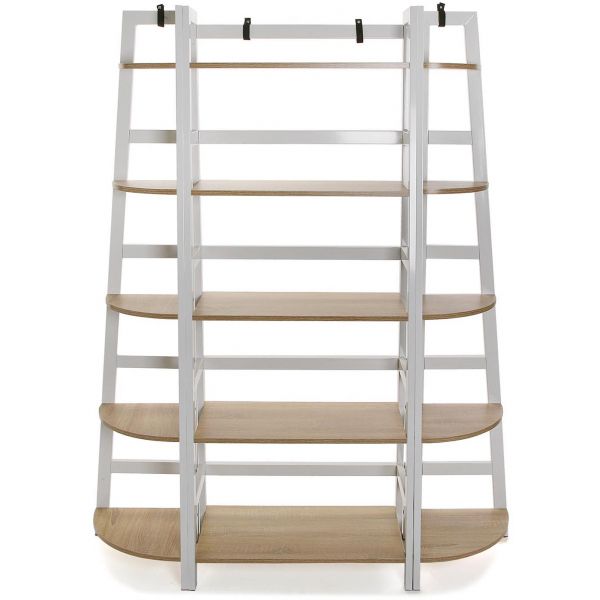 Etagère bibliothèque en bois 5 niveaux Rubi - 79,90
