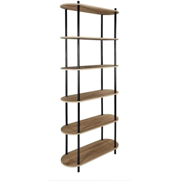 Etagère en bois Cobe 80 x 30 x 181 cm