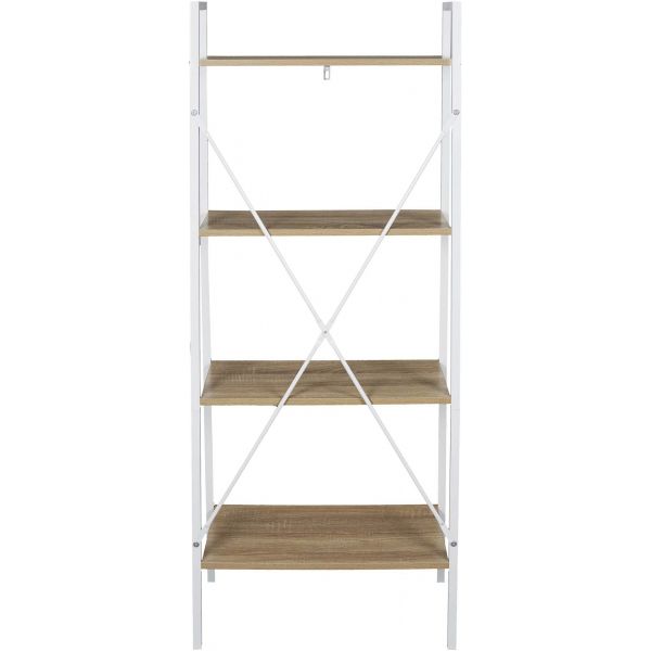 Etagère en bois et métal 60 x 32.5 x 148 cm Nina - 58,90