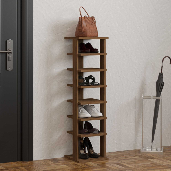 Etagère à chaussures en aggloméré Ayka - HANAH HOME