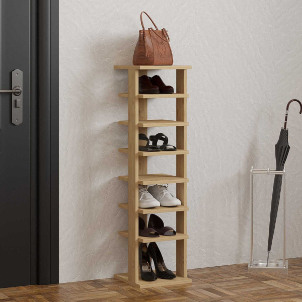 Etagère à chaussures en aggloméré Ayka - HANAH HOME