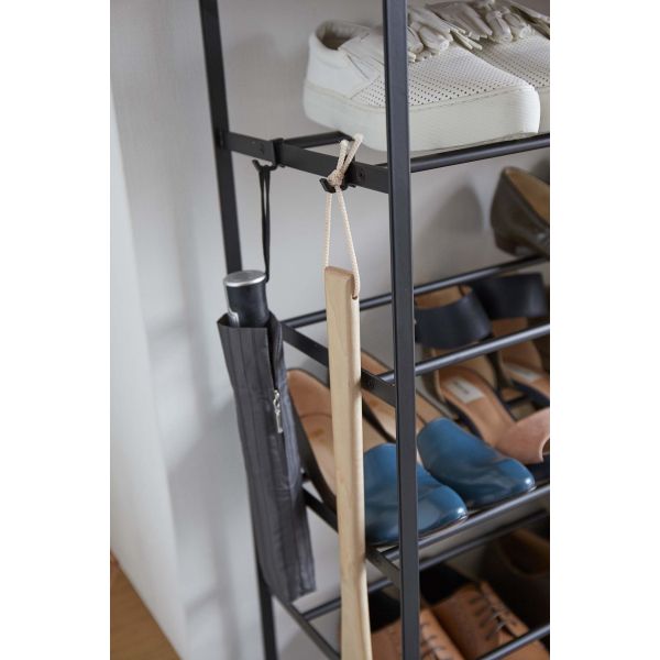 Etagère à chaussures en métal et bois Tower - 145