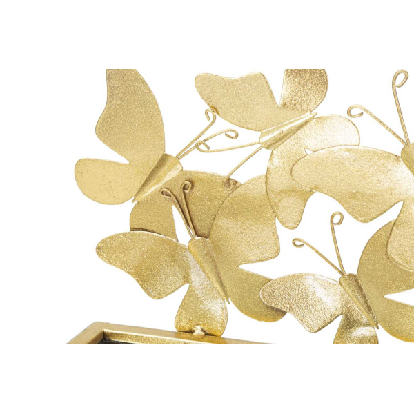 Etagère chevet en métal doré Butterfly 43 x 19.2 x 16.5 cm (Lot de 2) - 8