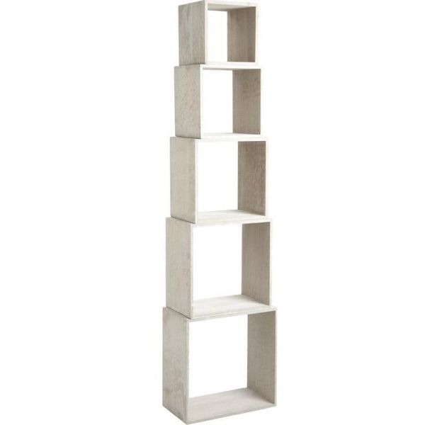 Etagere Cube Bois Gris