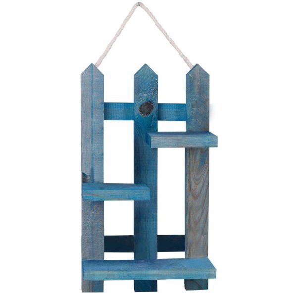 Etagère décorative en bois avec supports à clés Key - HANAH HOME